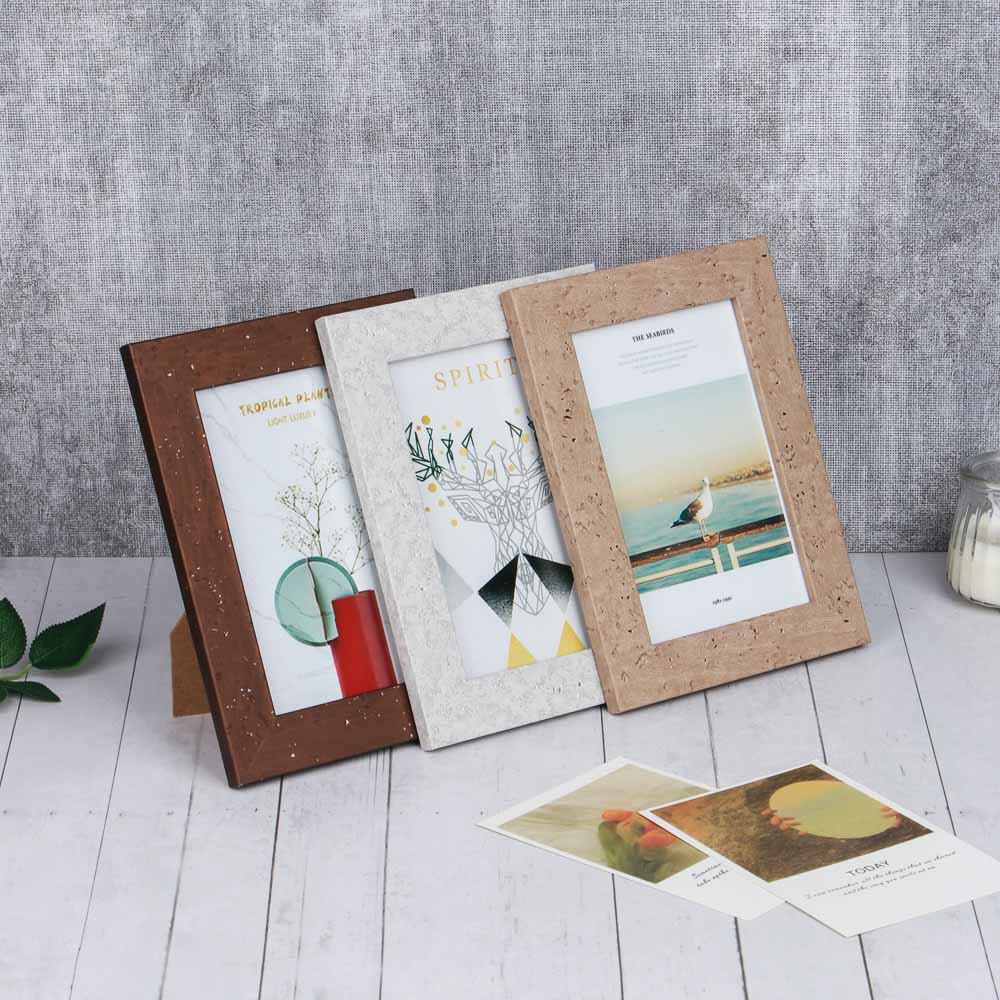 Фоторамка, 10х15 см, пластик, стекло, арт.23-58, 3 цвета, арт.№ 520-821