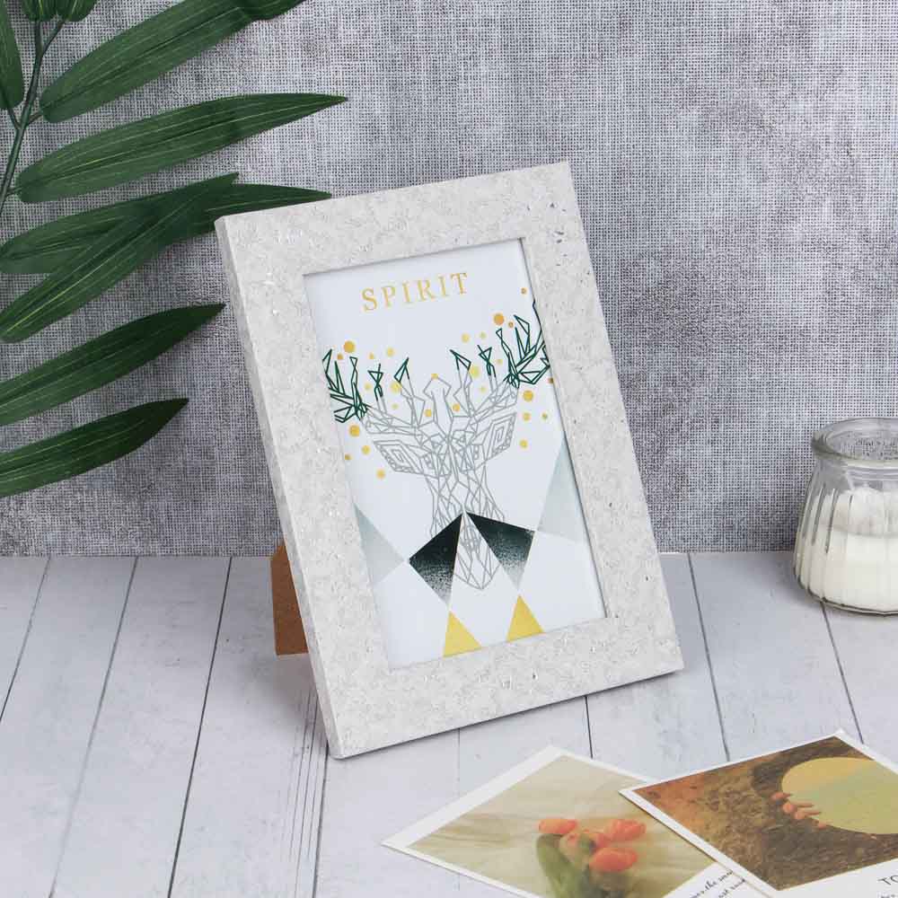 Фоторамка, 10х15 см, пластик, стекло, арт.23-58, 3 цвета, арт.№ 520-821