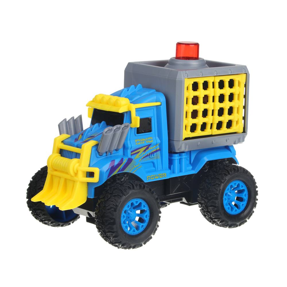 BY Kids Дино-перевозчик, свет, звук, инерция, 3хAg13, ABS, 20х12х17см, 3 дизайна, арт.№ 292-340