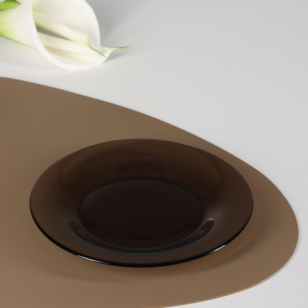 Luminarc Эклипс Амбьянте Тарелка десертная 19,6 см, дымчатое стекло, арт.№ 877-256