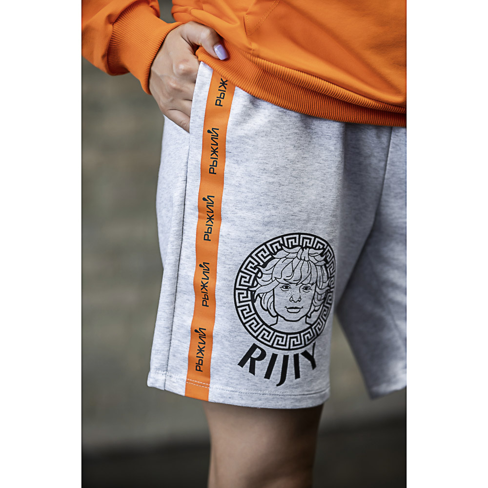 BY Шорты женские LOGO, хлопок, р-р XS-XL, 3 цвета, арт.№ 838-077