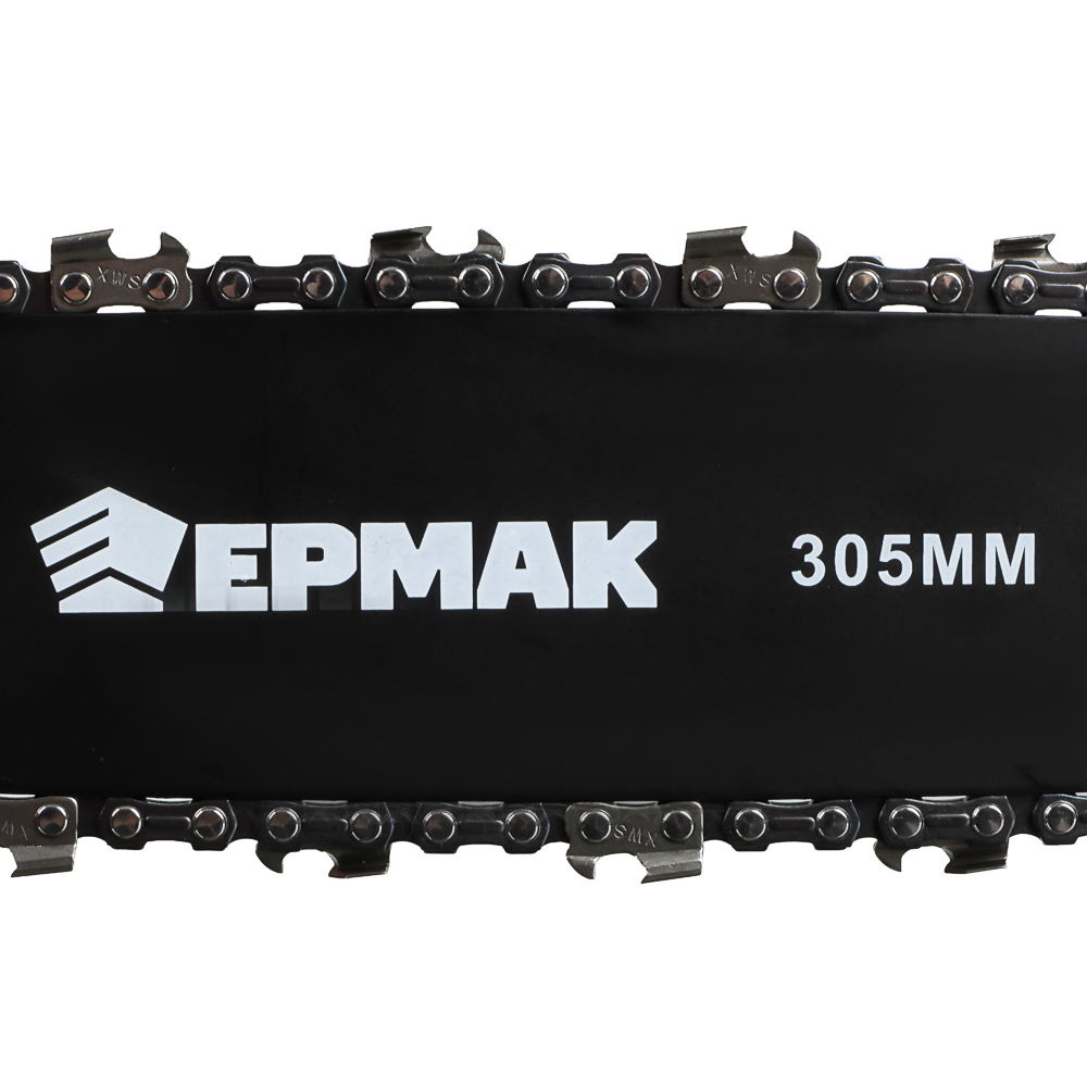 Пила цепная аккум. тм ЕРМАК шина 305мм, цепь 3,8", 44зуб, 10,5м/сек, 2акб 4А/20В, быстрое З/У, арт.№ 691-066