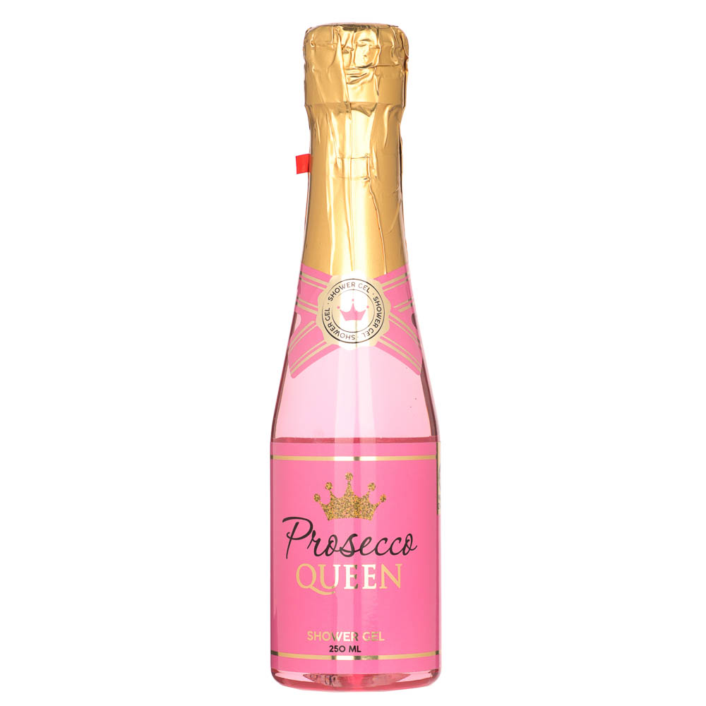 Гель для душа "Prosecco Queen"/"GRL PWR",флакон шампанское,250мл, арт.№ 951-138