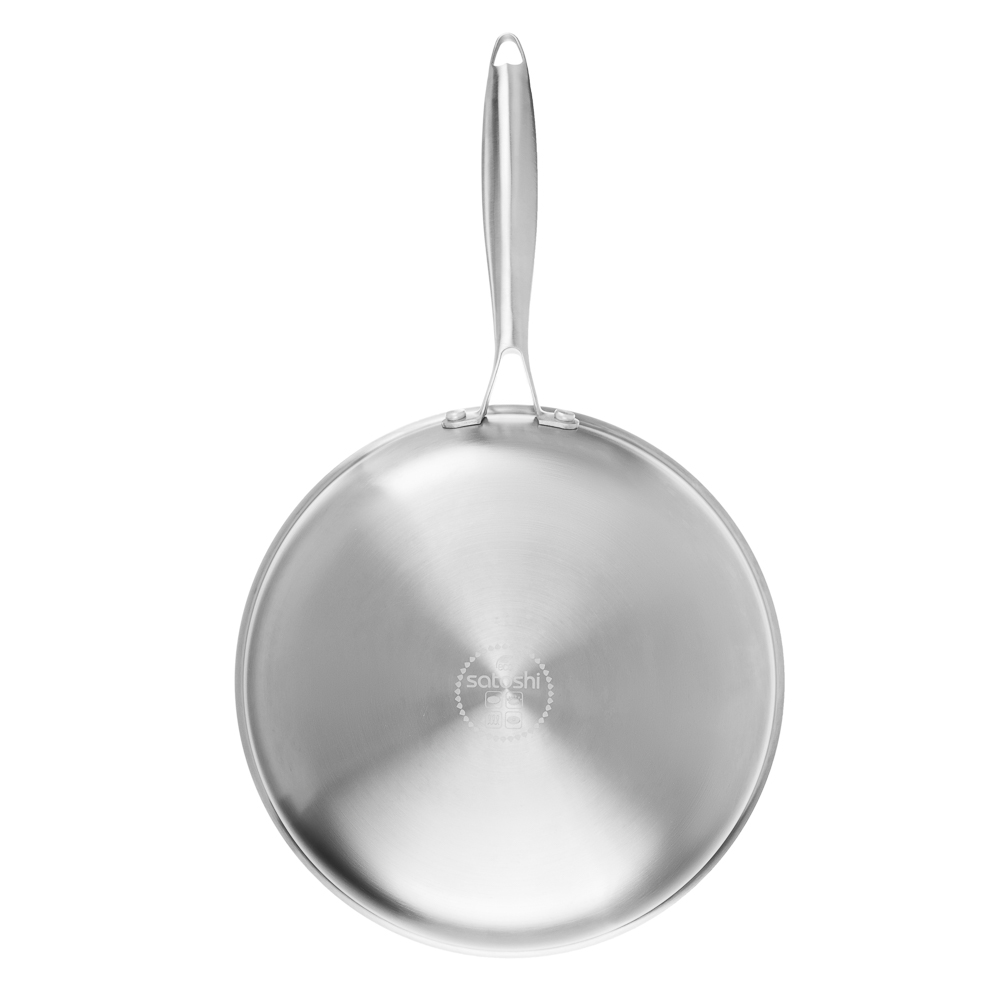 SATOSHI Савона Сковорода Triply 3-х слойная 28х5,3см, нерж.сталь 18/10, антиприг.покр. "соты", инд, арт.№ 822-269