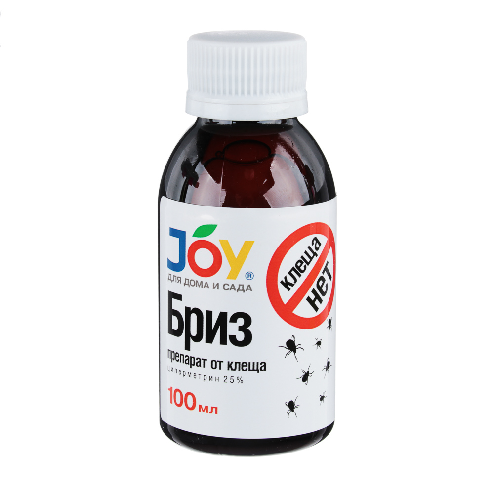 Препарат от клеща Бриз 100мл для обработки территории JOY, арт.№ 189-078