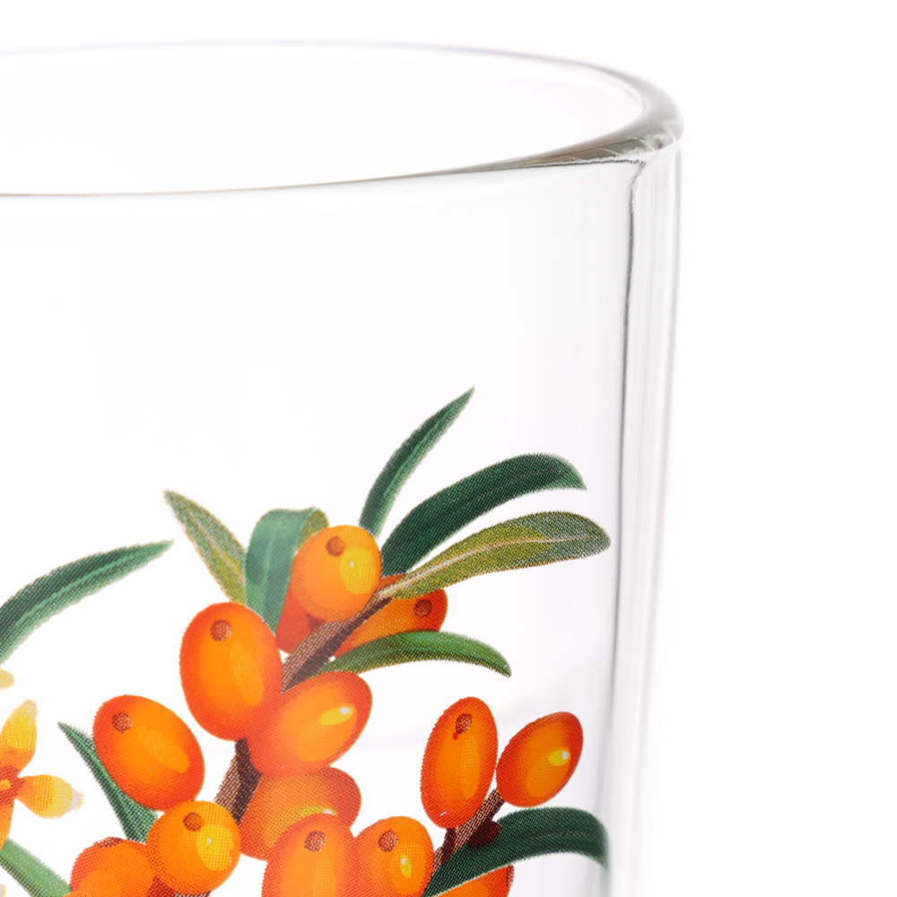 ОСЗ Кружка стеклянная 300мл с дизайном, стекло, арт.№ 879-117