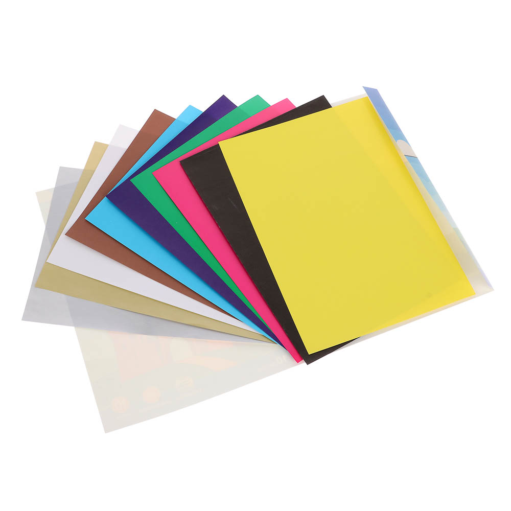 Бумага цветная ClipStudio "Альфа", А4, двухстор., мел. бум, 10л., 10цв.(вкл.золот. и сереб), арт.№ 558-071