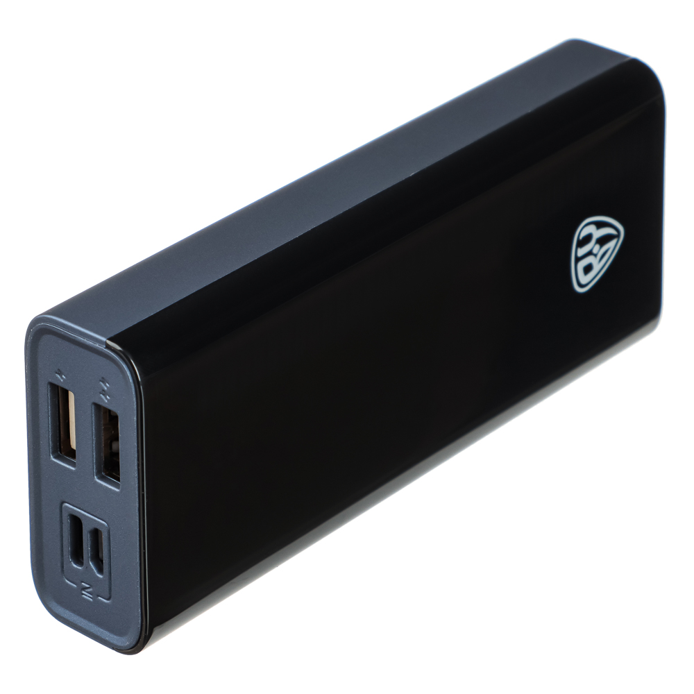 Аккумулятор мобильный BY 8000мАч, 2xUSB, 2А, дисплей, прорезиненный, синий, арт.№ 031-033