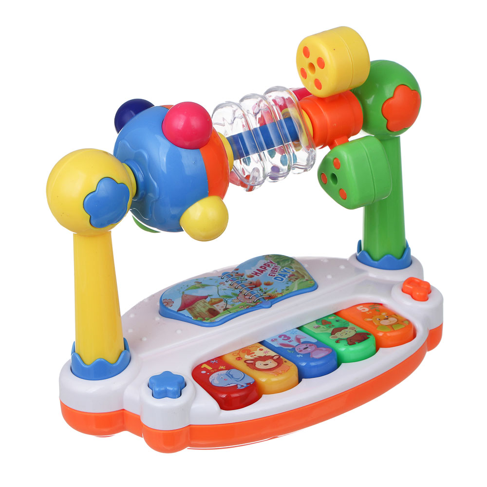 ИГРОЛЕНД Игровой центр музыкальный, свет, звук, 3хАА, ABS, 19х11,5х15 см, арт.№ 272-909