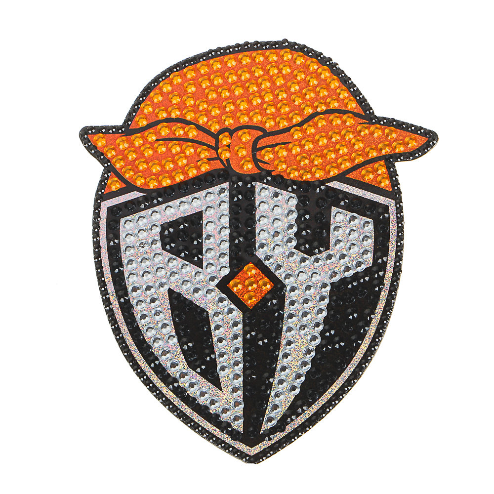 BY Наклейка декоративная фигурные стразы, 11х12см, ПВХ, арт.№ R21-009