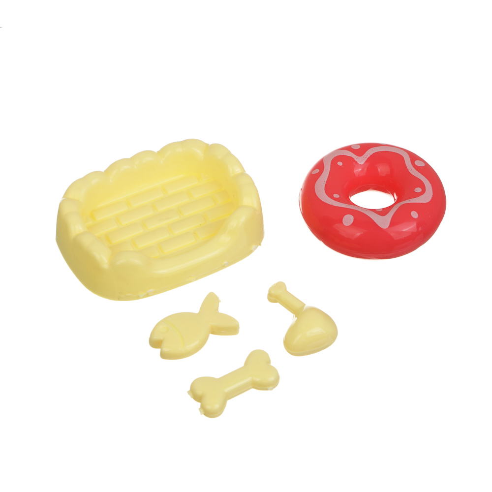 Питомец Кот и вкусняшки, PVC, ABS, тм ИГРОЛЕНД, арт.№ 258-096