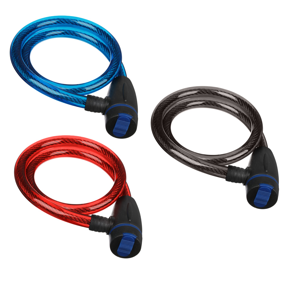 VETTA Замок велосипедный противоугонный тросовый 11,5x680мм, металл, пластик, 3 цвета,187, арт.№ 468-038