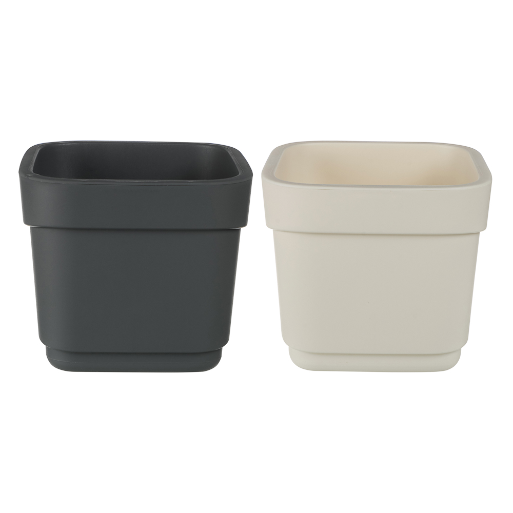 Горшок для цветов фактурный Hills 2,2л, d155мм, h145,5мм микс цветов, арт.№ 164-414