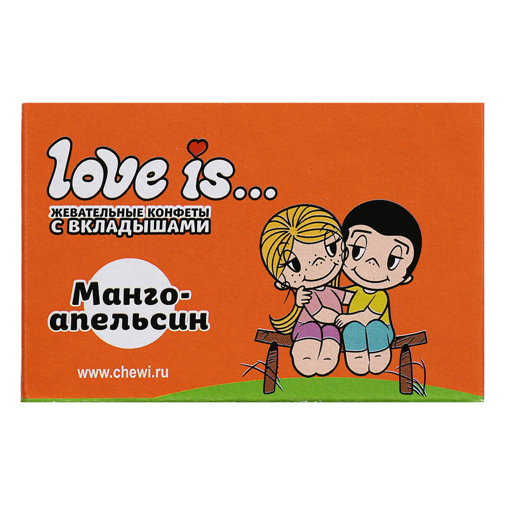 Жевательная конфета "Love is..." 25г, в ассортименте, арт.№ 347-114