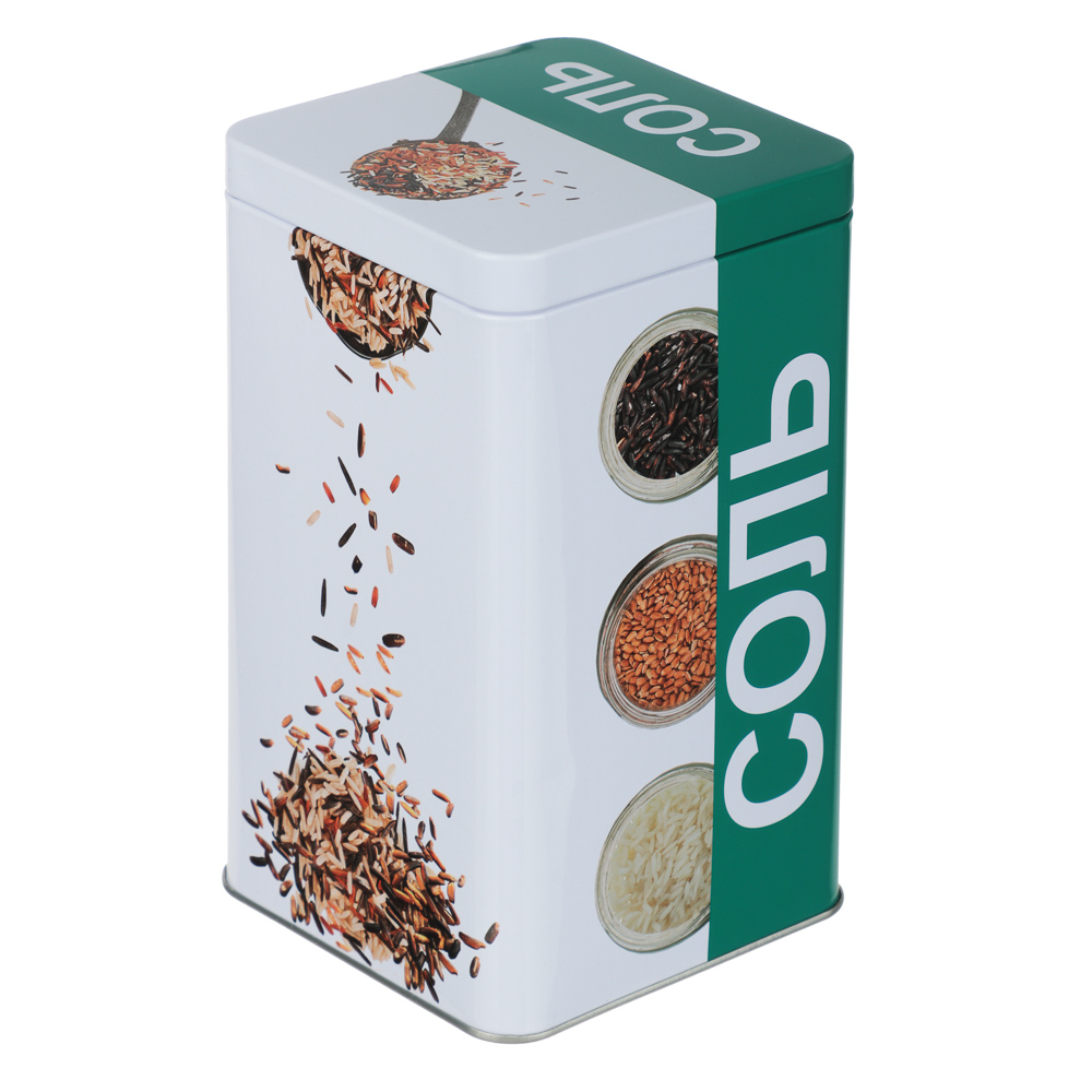 Банка для соли 17x10x10см, жесть, арт.№ 828-343