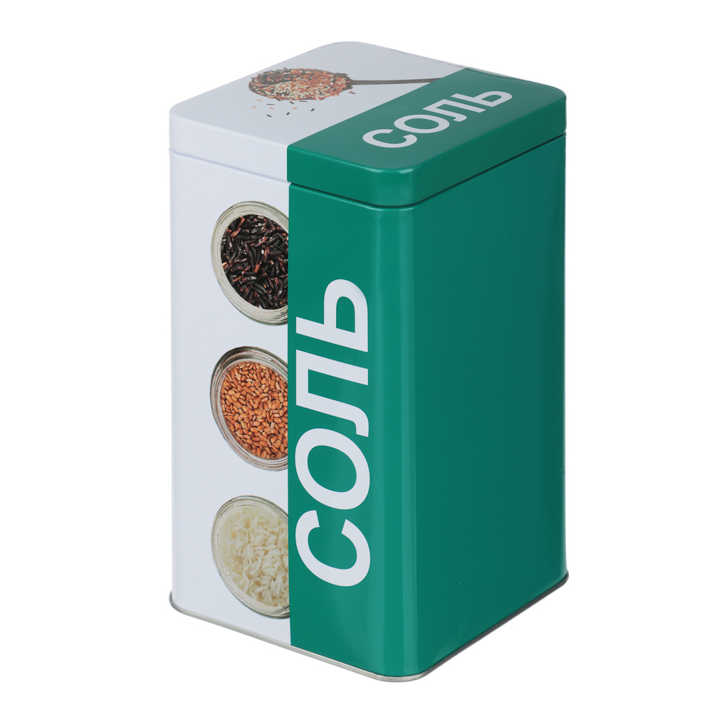 Банка для соли 17x10x10см, жесть, арт.№ 828-343