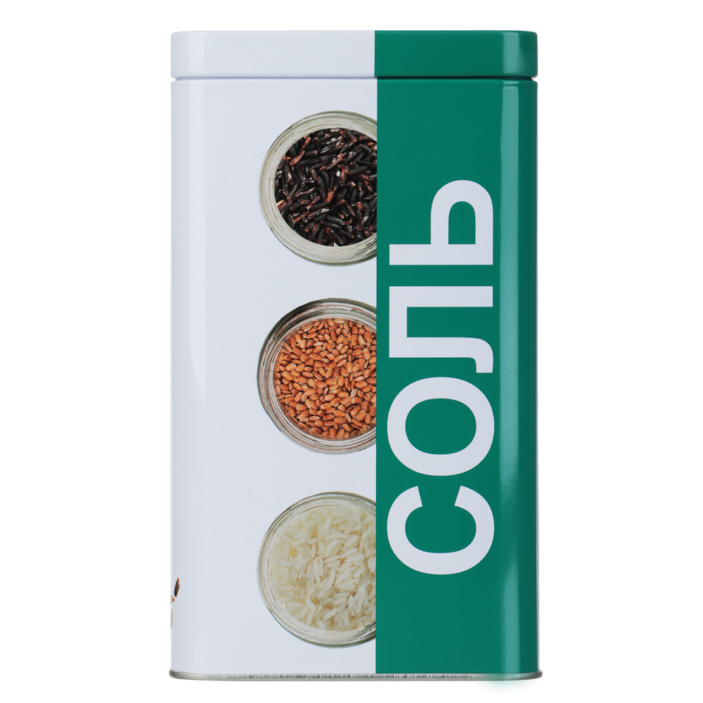 Банка для соли 17x10x10см, жесть, арт.№ 828-343