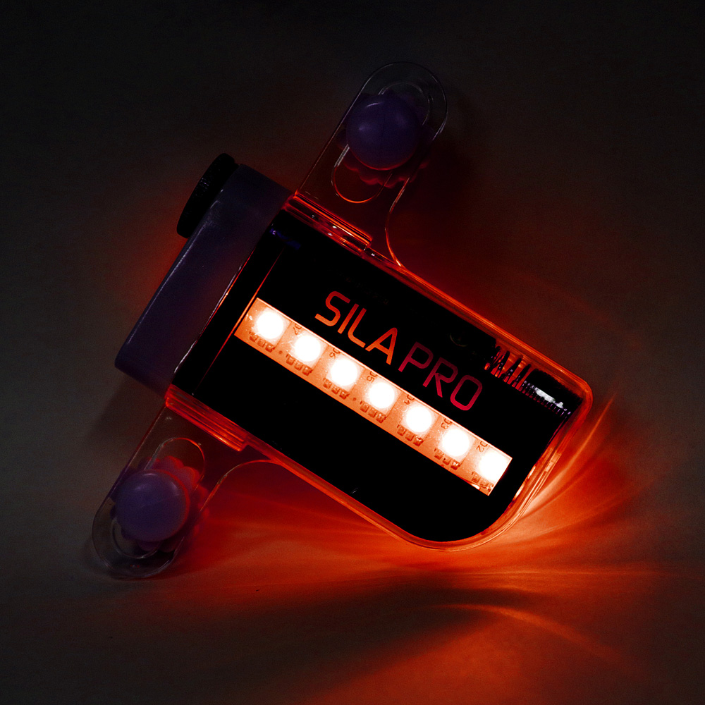 SILAPRO Фонарь на спицы велосипедный, 7LED, 7 узоров, металл, пластик, арт.№ 195-090