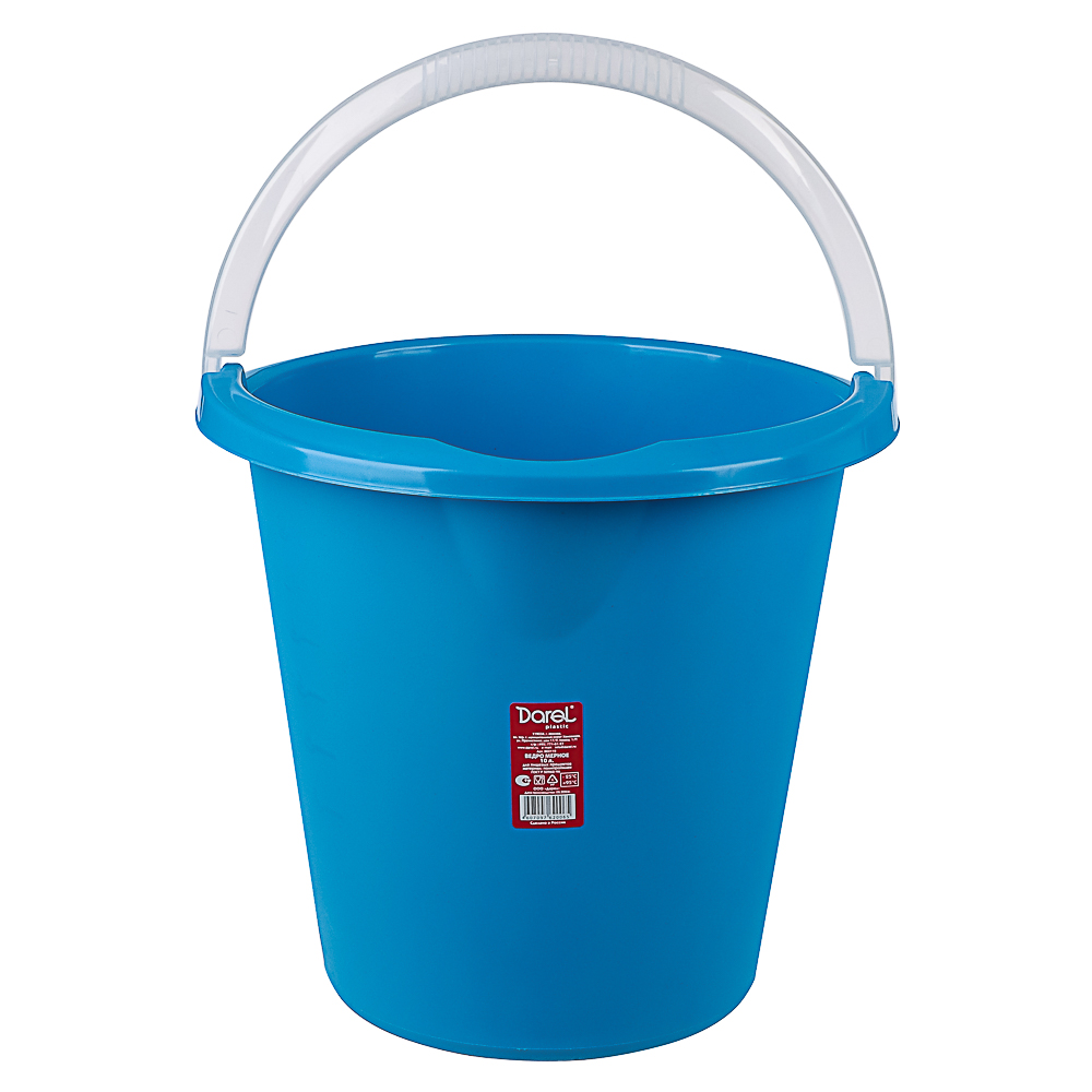 Ведро 10л, пищевой пластик, арт.№ 407-097