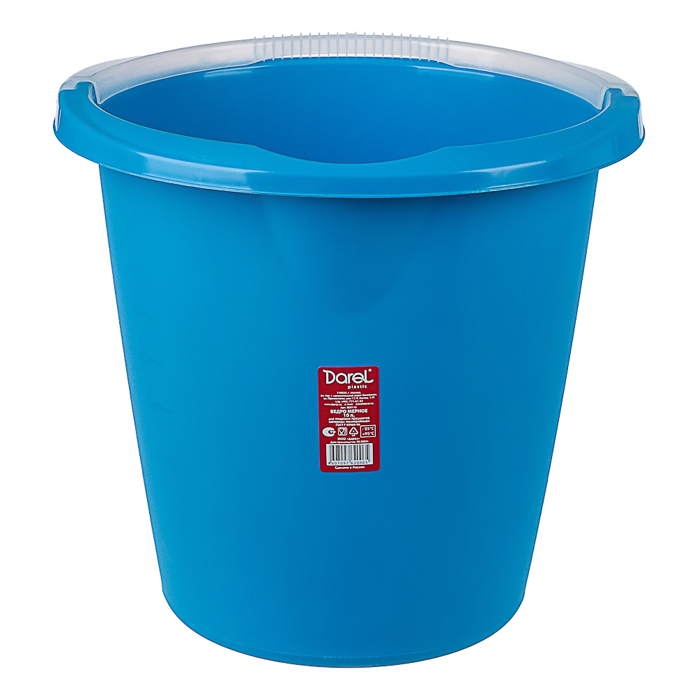 Ведро 10л, пищевой пластик, арт.№ 407-097
