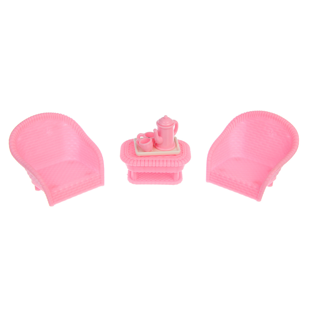 ИГРОЛЕНД Набор мебели для кукол, ABS, 13,5х14,2х7,3см, 6-8 дизайнов, арт.№ 278-107