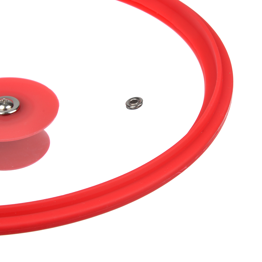 SATOSHI Крышка стекло/силикон с ручкой, 26см, 3 цвета, арт.№ 848-056