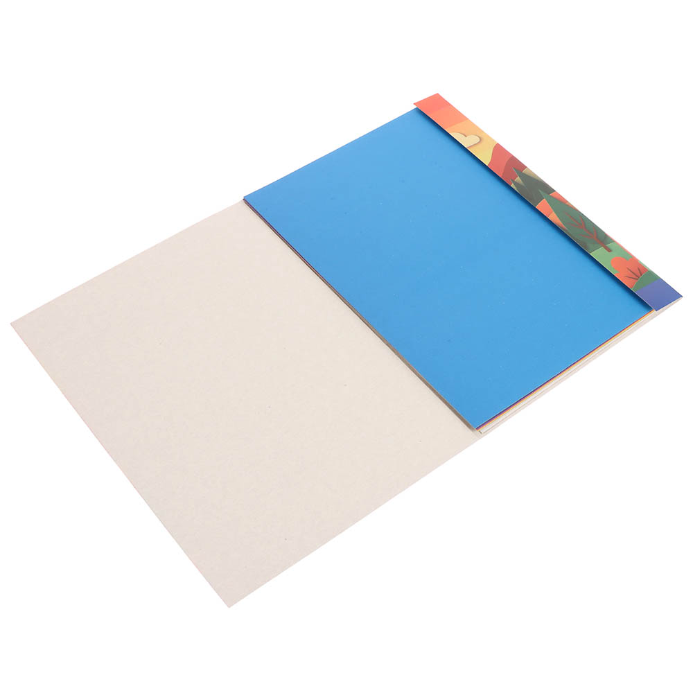 Картон цветной ClipStudio А4, 8 л., 8 цв., немелованный,  в карт. папке, арт.№ 558-069