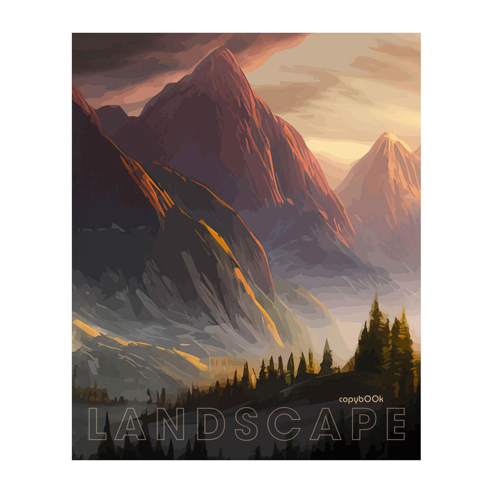 Блокнот А6, 40л., офсет, обложка картон, спираль, в клетку, 9 диз., арт.№ 540-018