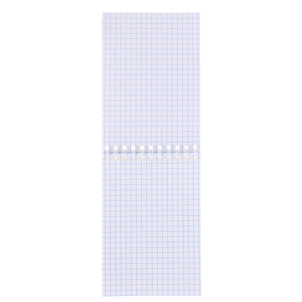 Блокнот А6, 40л., офсет, обложка картон, спираль, в клетку, 9 диз., арт.№ 540-018