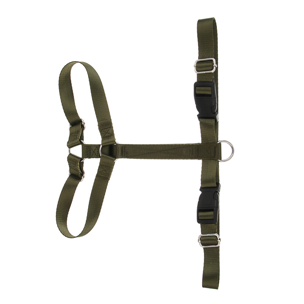 Шлейка для животных тм VETTA, нейлон, хаки/беж, обхват шеи 40-64см, обхват груди 50-74см, размер L, арт.№ 273-583