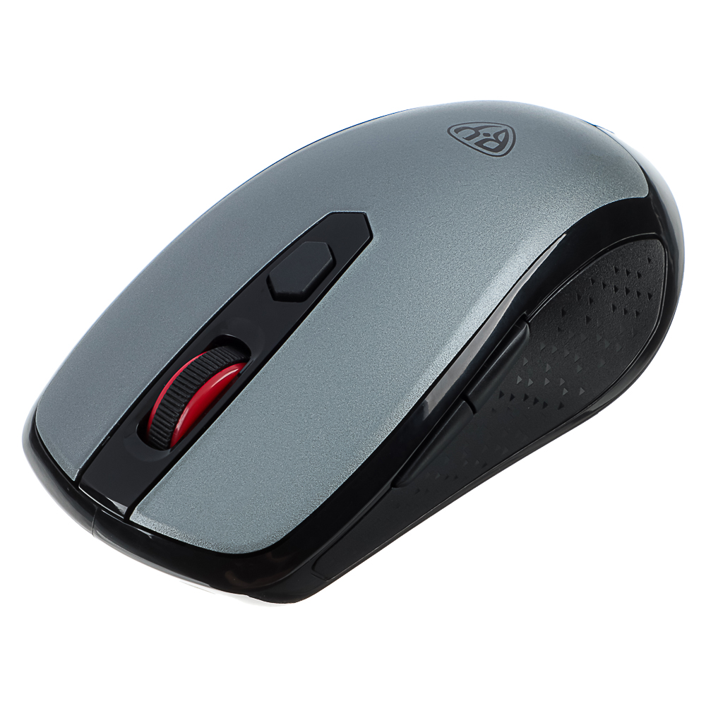 Набор беспроводной клавиатура и мышь BY, 104 кл.,6D бесш. клик,"copy-paste",1200DPI,ААА, серебристый, арт.№ 405-105