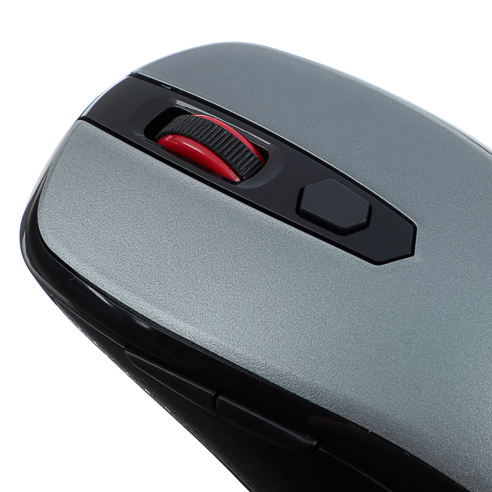 Набор беспроводной клавиатура и мышь BY, 104 кл.,6D бесш. клик,"copy-paste",1200DPI,ААА, серебристый, арт.№ 405-105