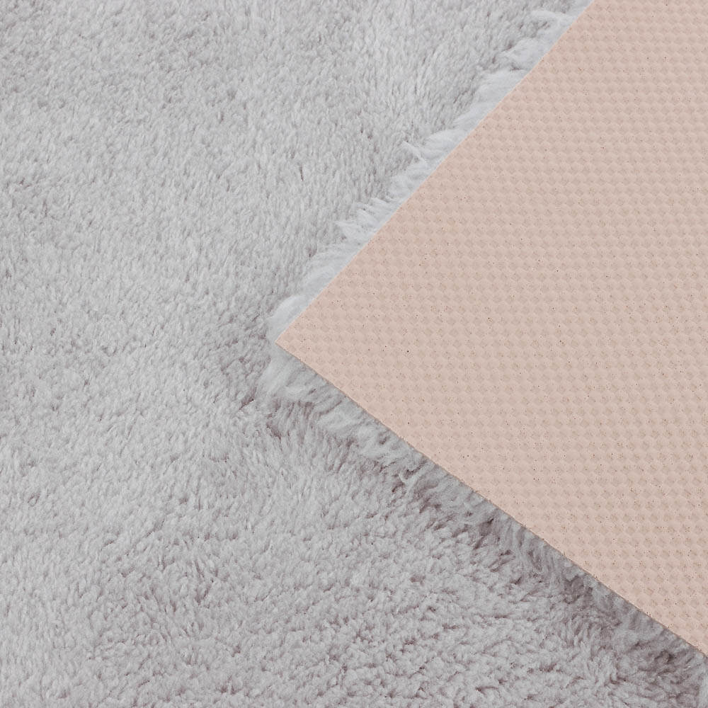 Коврик плюшевый 50х80 серый 02, арт.№ 462-845