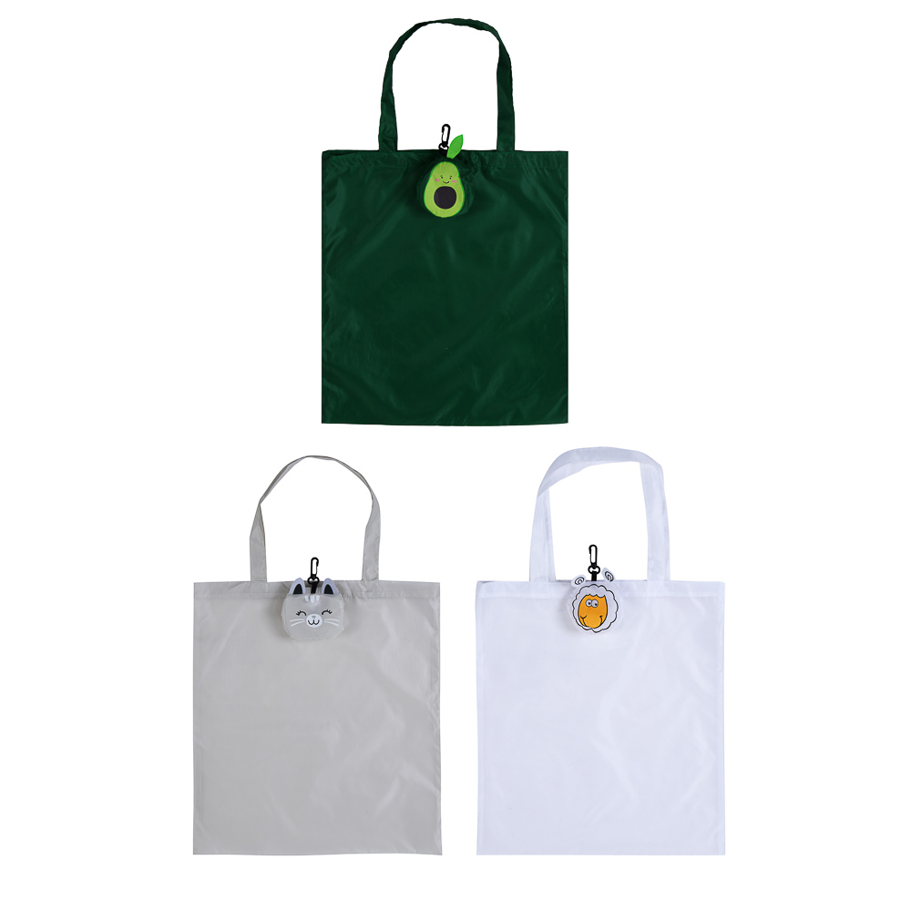 Сумка складная тм VETTA Зверята, 39х40 см, ручка 25 см, полиэстер, арт.№ 467-256