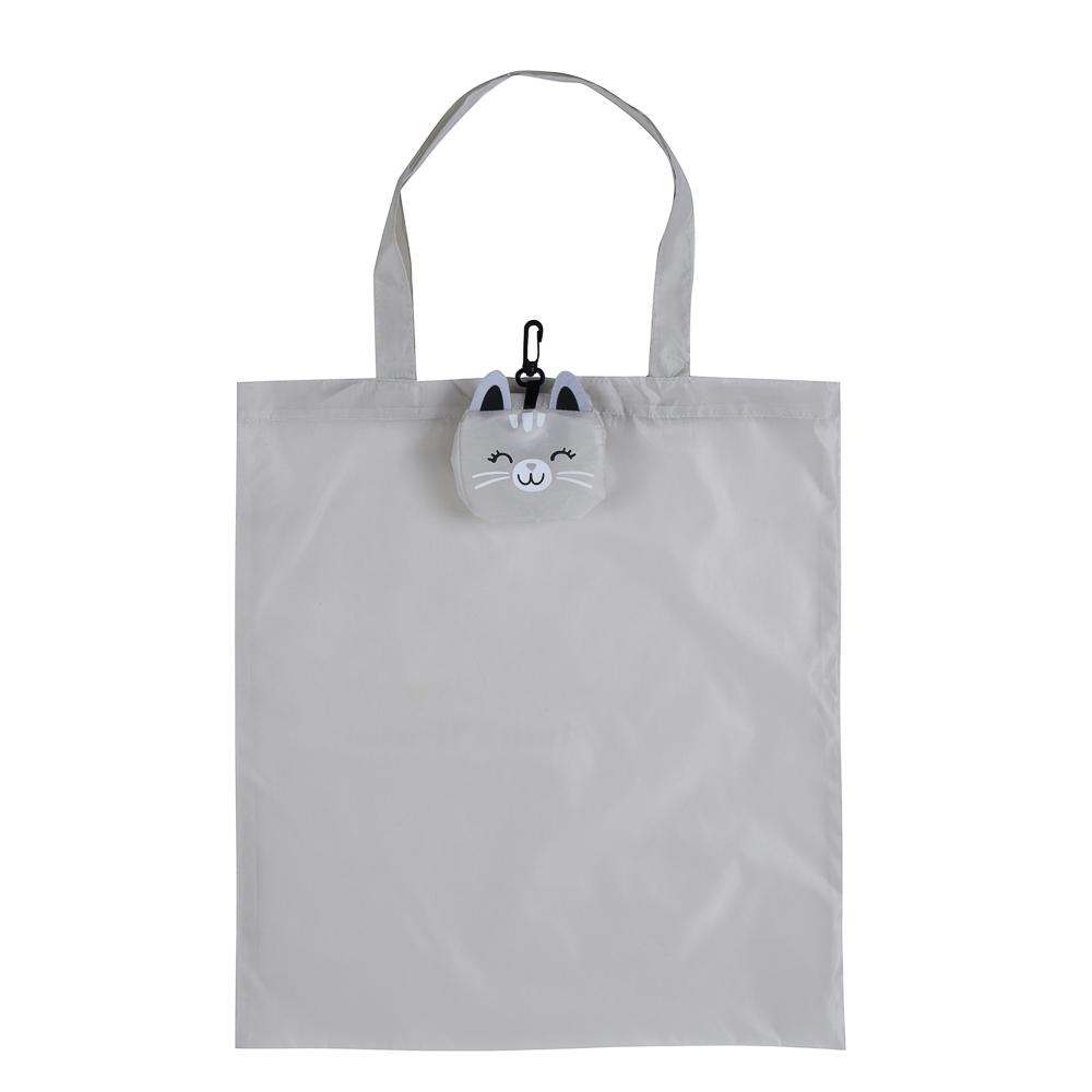 Сумка складная тм VETTA Зверята, 39х40 см, ручка 25 см, полиэстер, арт.№ 467-256