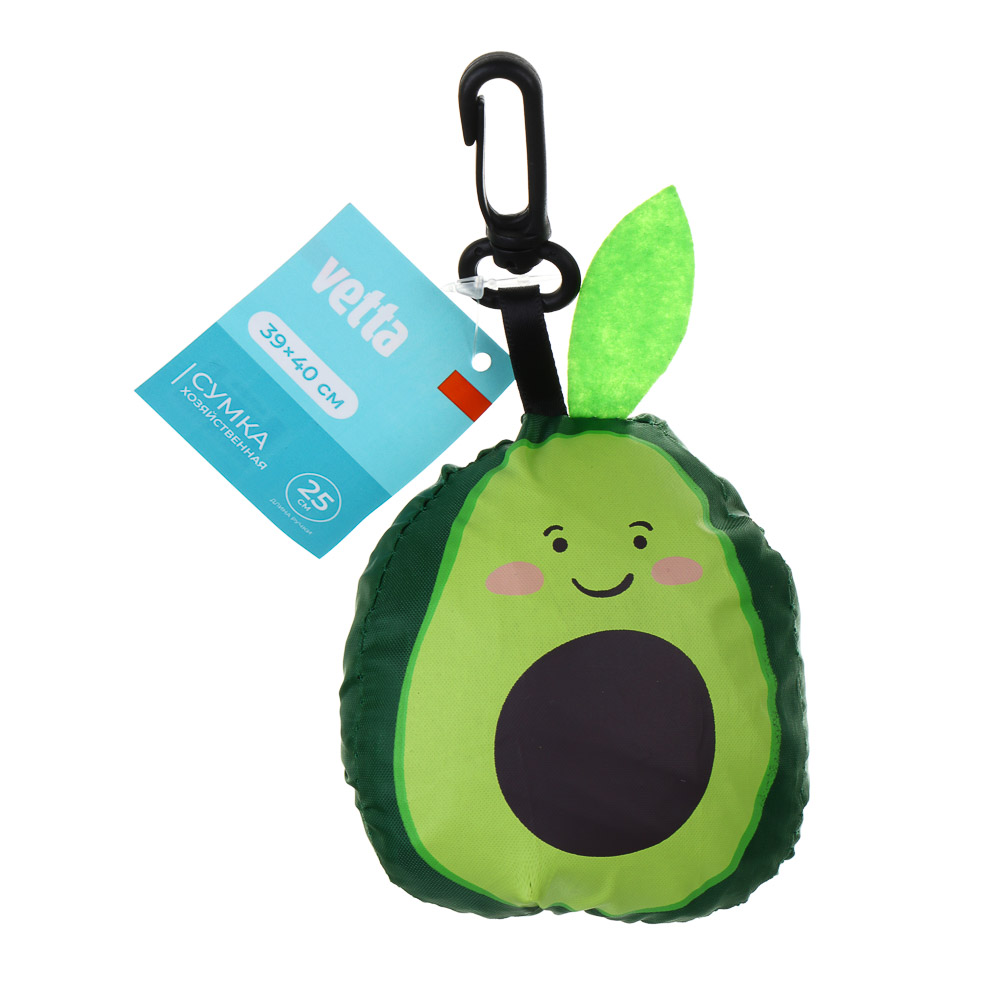 Сумка складная тм VETTA Зверята, 39х40 см, ручка 25 см, полиэстер, арт.№ 467-256