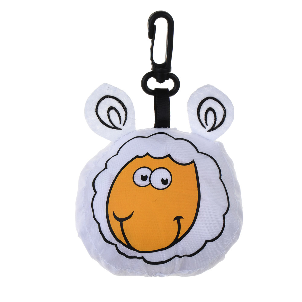 Сумка складная тм VETTA Зверята, 39х40 см, ручка 25 см, полиэстер, арт.№ 467-256