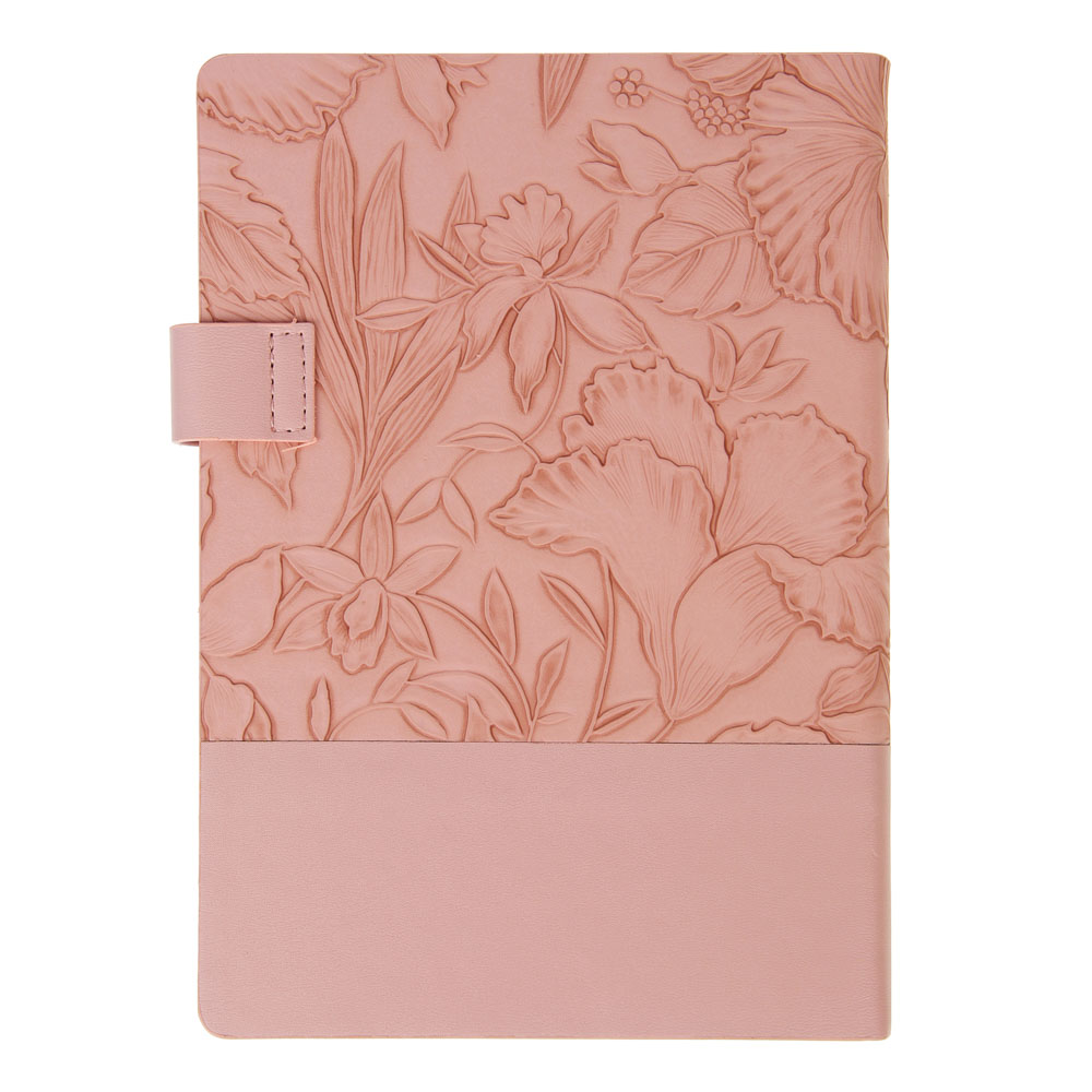 Ежедневник на 2025 "ТИЗАН" А5, 352 стр., твердая обложка с поролоном, иск.кожа, магнитная застежка, коричневый, арт.№ 572-245