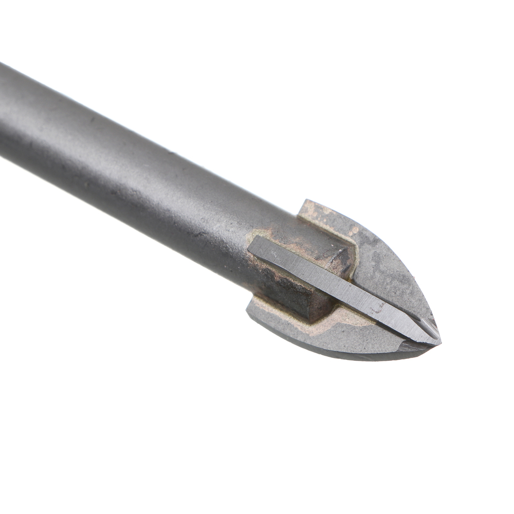 ЕРМАК Сверло по кафелю, керамике, стеклу, с четырьмя режущими лезвиями, шестигранный хвостовик, 12мм, арт.№ 602-004