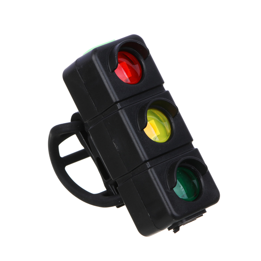 SILAPRO Фонарь задний 6.5х2.5см, 3LED, 7 реж., ABS, USB, арт.№ 195-008