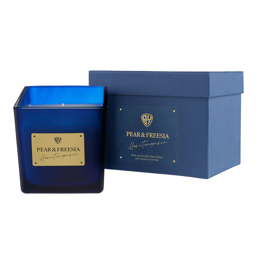 BY Свеча ароматизированная Deluxe Nobile, 200 гр. Pear&Freesia, арт.№ 412-236