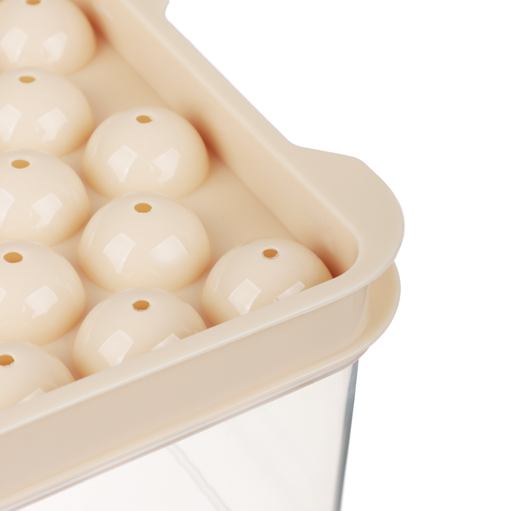 VETTA Форма для льда с контейнером 19х11,5х8см, 33 ячейки, совок, пластик, арт.№ 856-205