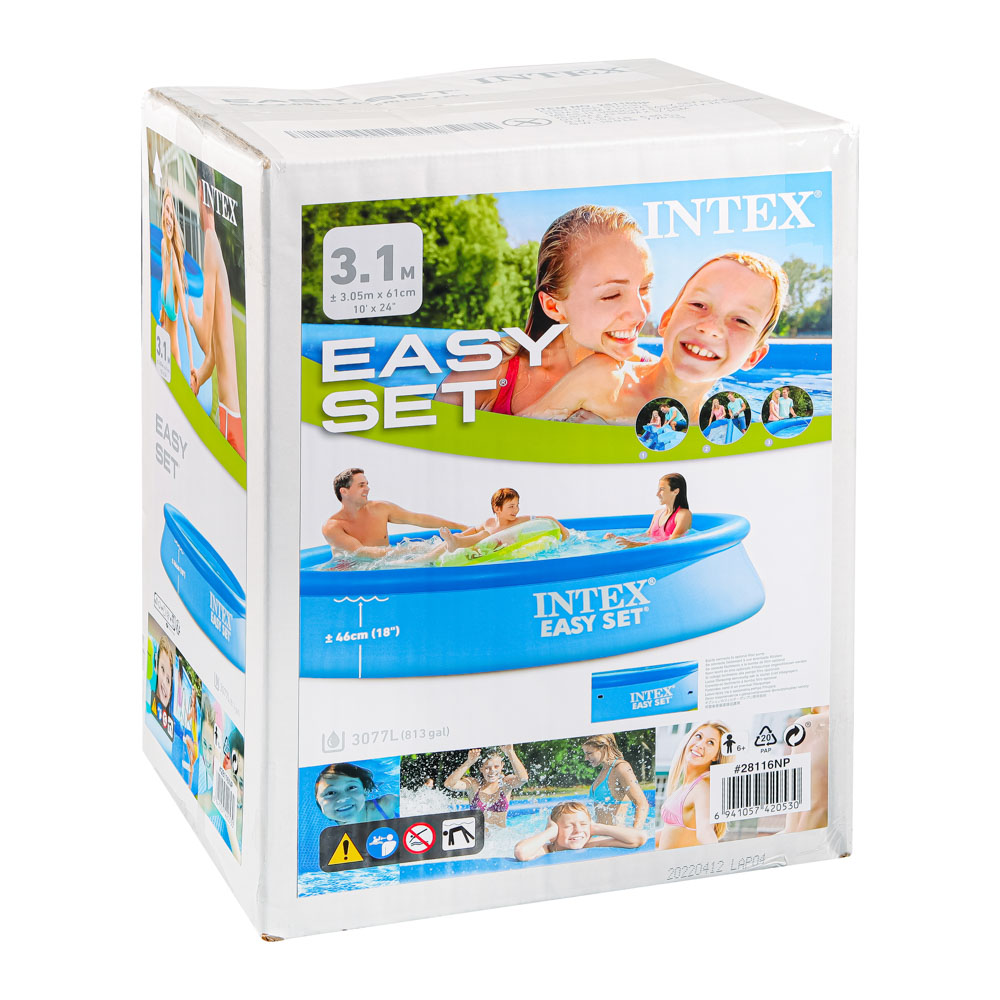 INTEX Бассейн надувной Изи Сет 305х61см, 28116NP, арт.№ 051-003