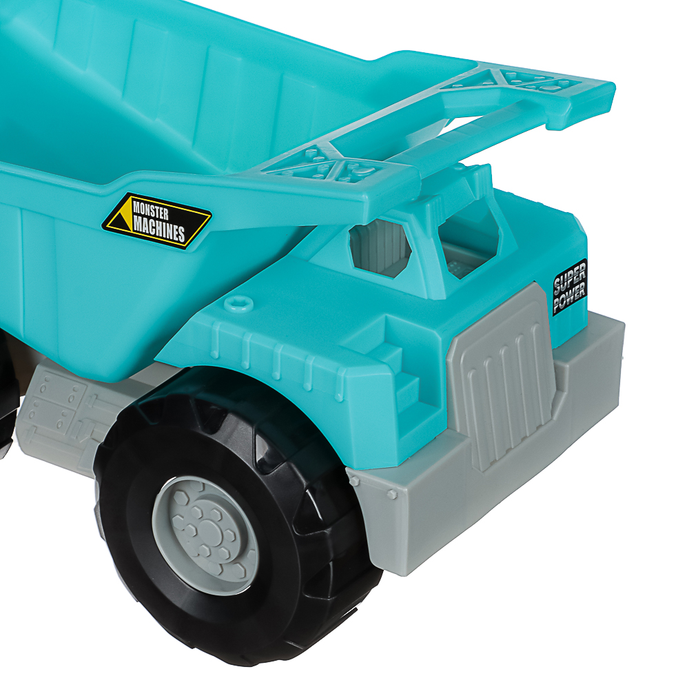 ИГРОЛЕНД Игрушка самосвал большой, пластик, 15x26x15 см, 4 дизайна, для детей 3+, арт.№ 292-464