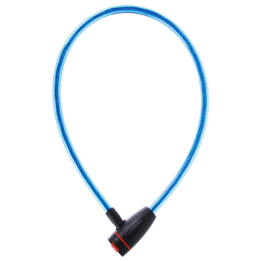 VETTA Замок велосипедный противоугонный тросовый 12x800мм, металл, пластик, 3 цвета, 187, арт.№ 468-048