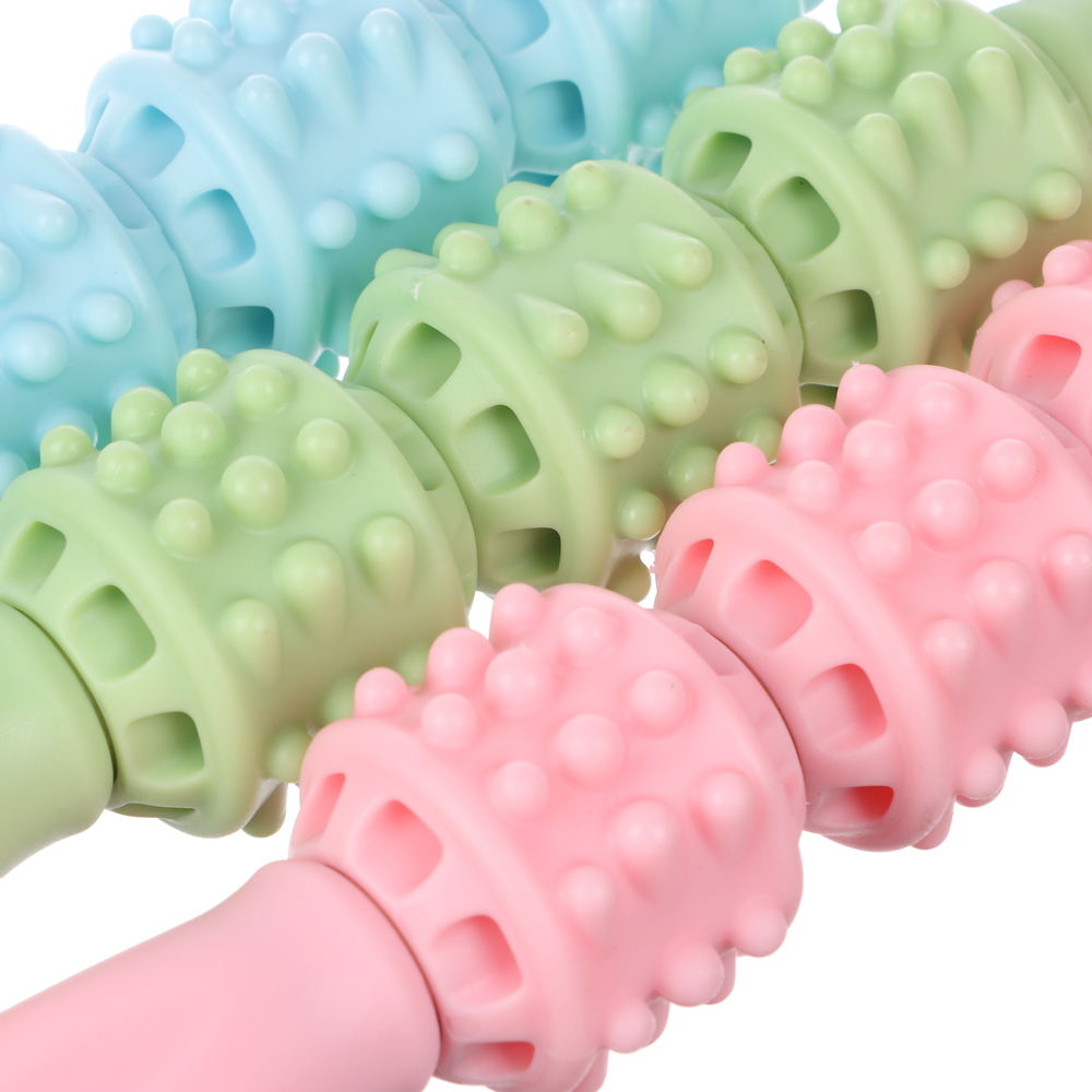 SILAPRO Массажер скалка для тела, 30х5см, PP, нерж.сталь, 3 цвета, арт.№ 192-017