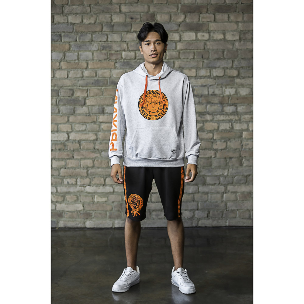 BY Шорты мужские LOGO, хлопок, р-р S-2XL, 3 цвета, арт.№ 838-071