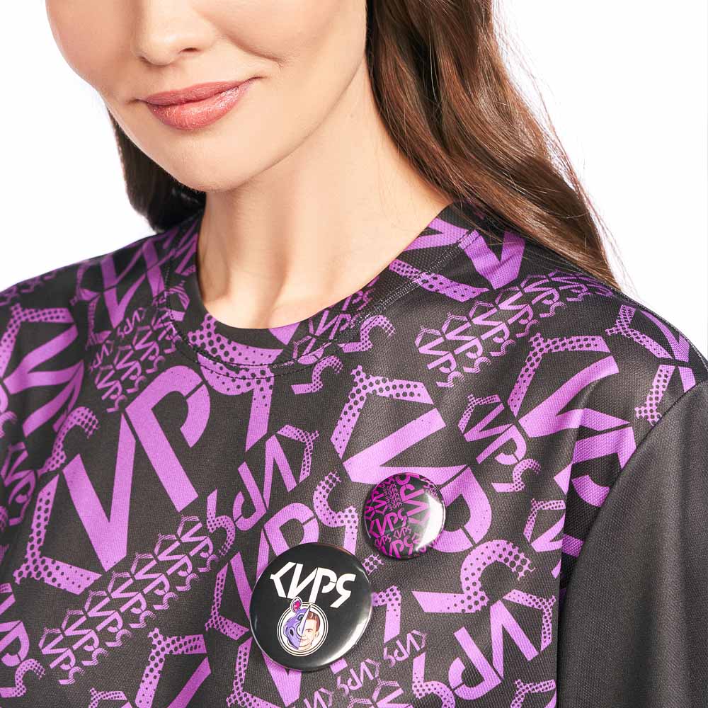 Значок круглый на булавке "КИРЯ", пластик, металл, 5,6 см, арт.№ 006-005