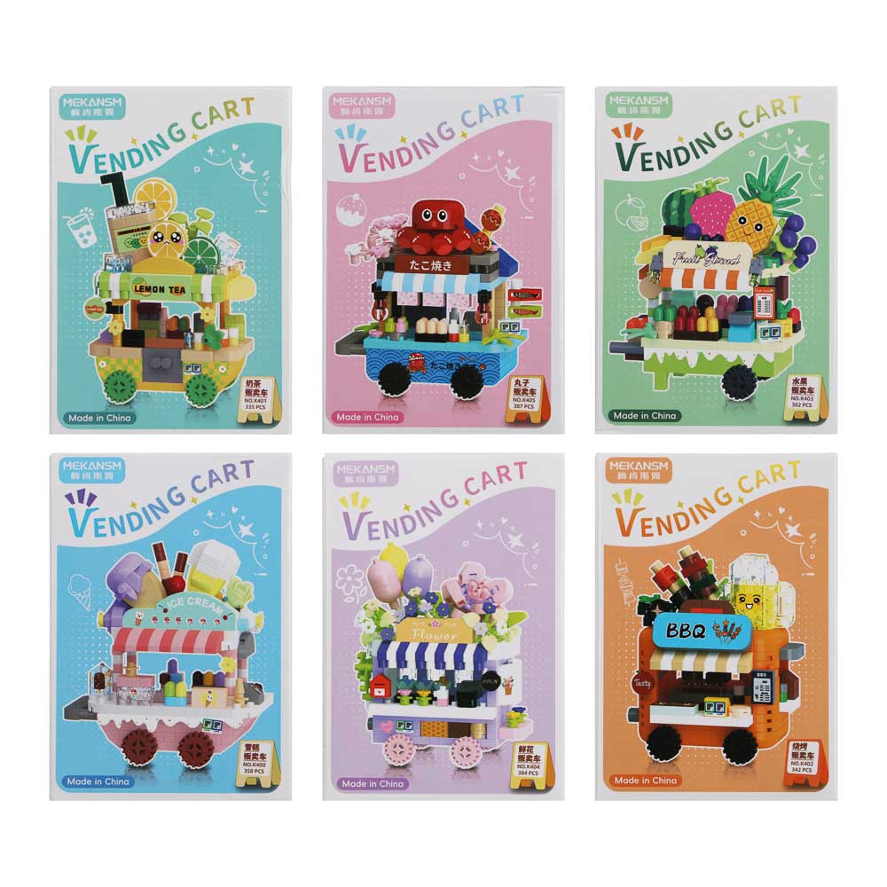 Конструктор "Кафешка на колесах", 8х4,5х11,5 см, ABS, 6 видов, арт.№ 265-666