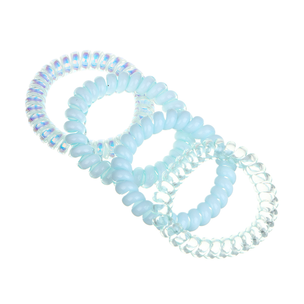 Резинки-пружинки для волос BY Русские супергерои 4шт, ТПУ, 5см, 3 сочетания, арт.№ 322-295